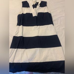 Sail to Sable navy and white tunic dress